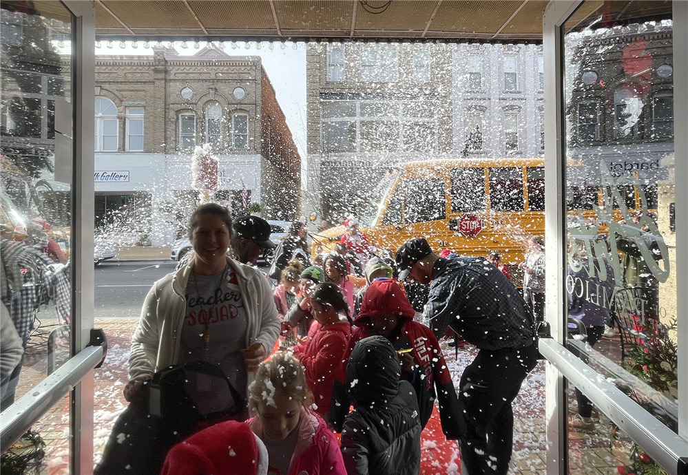  EES Polar Express Day at the Turnage Theater downtown Washington.